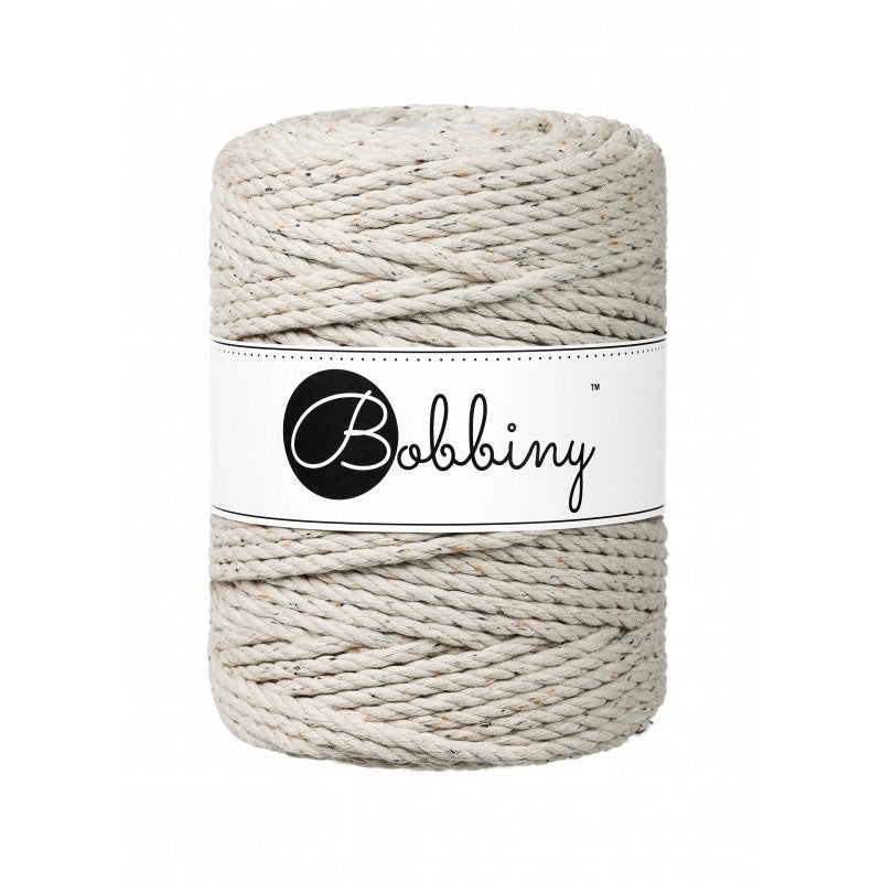 Macrame 3ply Rope - 5mm - 100m - cotton - Bobbiny
