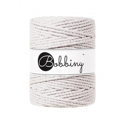 Macrame 3ply Rope - 5mm - 100m - cotton - Bobbiny