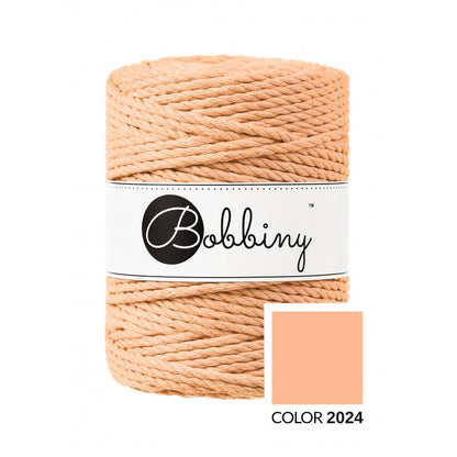 Macrame 3ply Rope - 5mm - 100m - cotton - Bobbiny