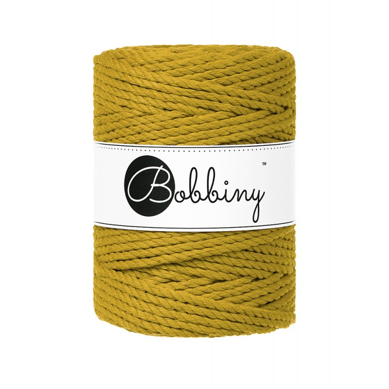 Macrame 3ply Rope - 5mm - 100m - cotton - Bobbiny