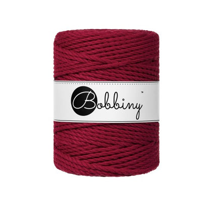Macrame 3ply Rope - 5mm - 100m - cotton - Bobbiny