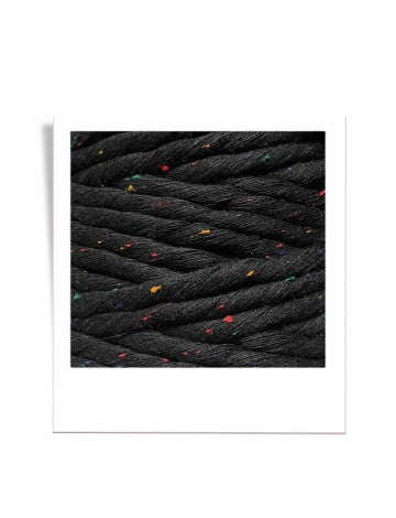 Bobbiny macramé cotton cord, 5mm and 100m, in midnight dust