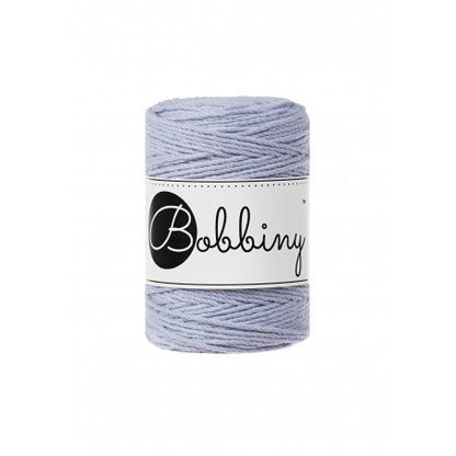 Bobbiny macramé rope, 1.5mm and 100m, in iris purple
