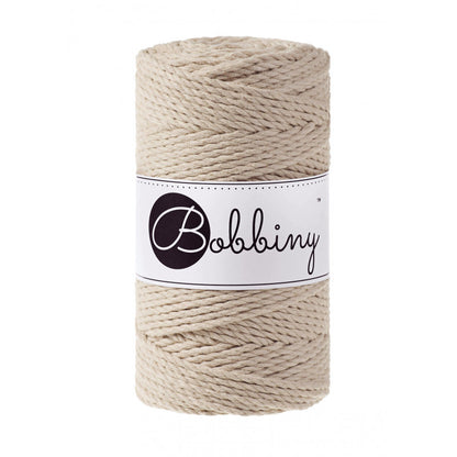 Macrame Rope - 3ply - 3mm - 100m - Bobbiny