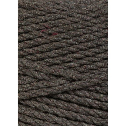 Bobbiny 3-fach Makramee-Schnur, 3mm und 100m, in Espresso