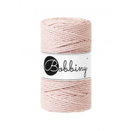 Bobbiny 3-fach Makramee-Schnur, 3mm und 100m, in Pine Green