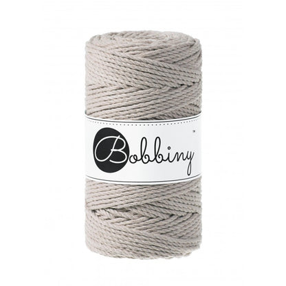Macrame Rope - 3ply - 3mm - 100m - Bobbiny