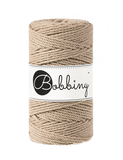 Macrame Rope - 3ply - 3mm - 100m - Bobbiny