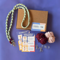 Craftinglove Makramee-Handykette-Set in Flechtkordel