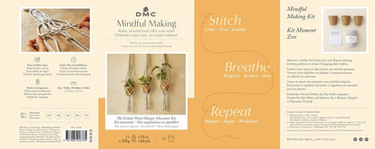 Macramé-Set für drei Blumenampeln von DMC
