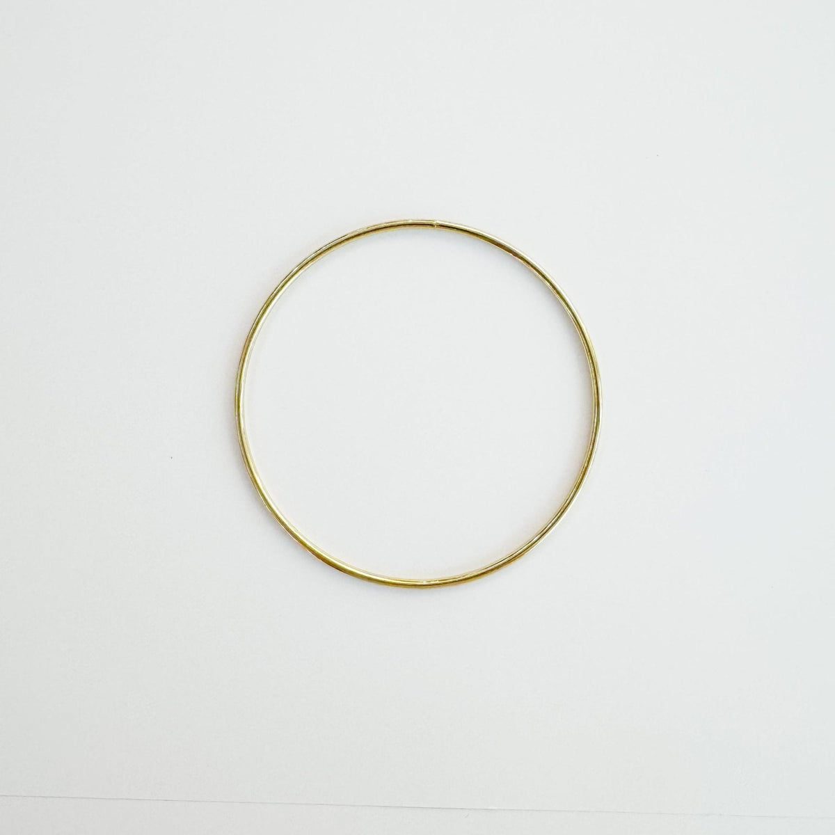 Goldener Metallring für Makramee, 9,5cm