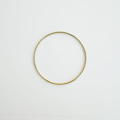 Goldener Metallring für Makramee, 9,5cm