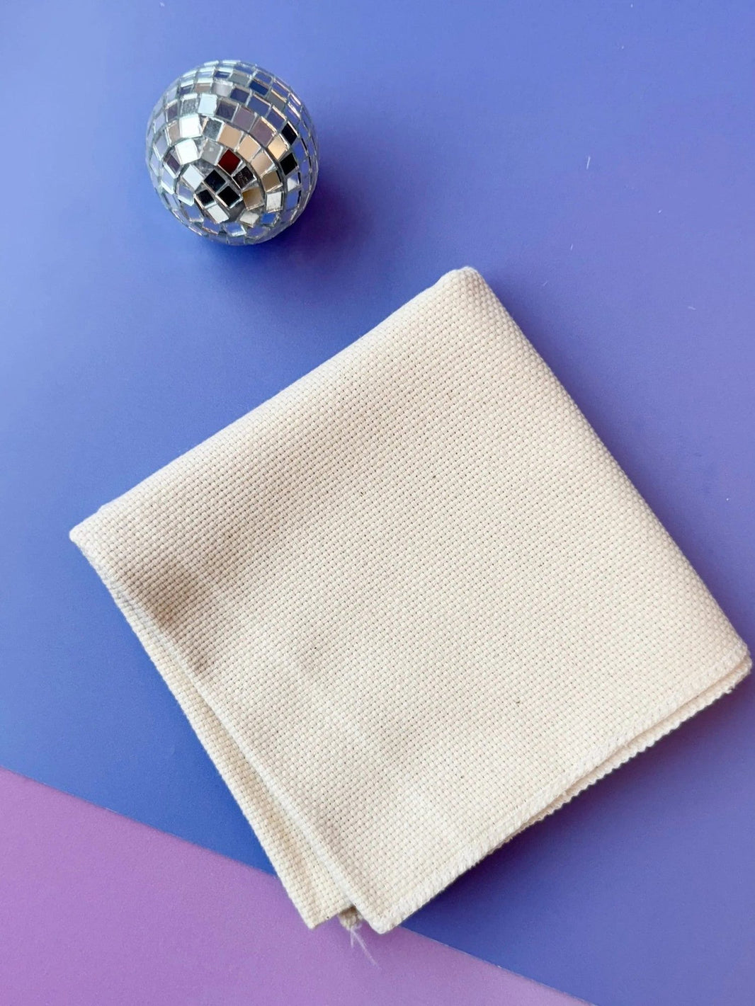 Cotton monk's cloth backing for tufting, 60x60cm by Craftinglove