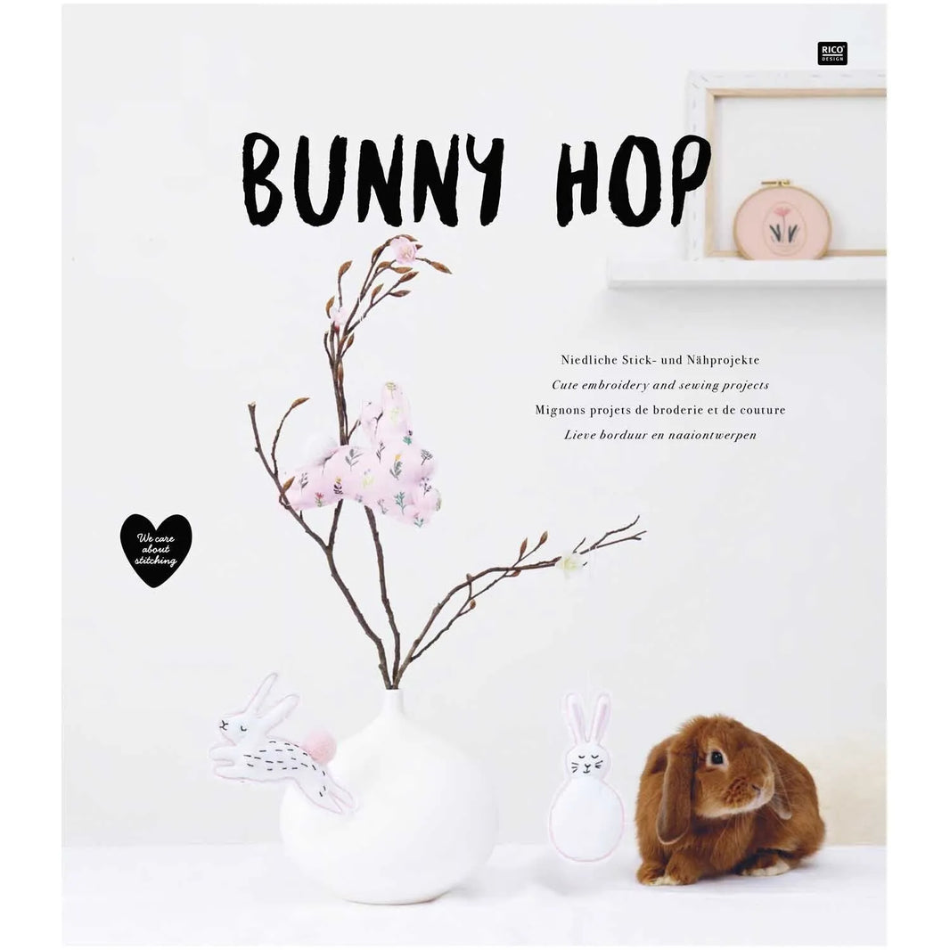 Sewing and embroidery book 'Bunny Hop' in German by Rico Design