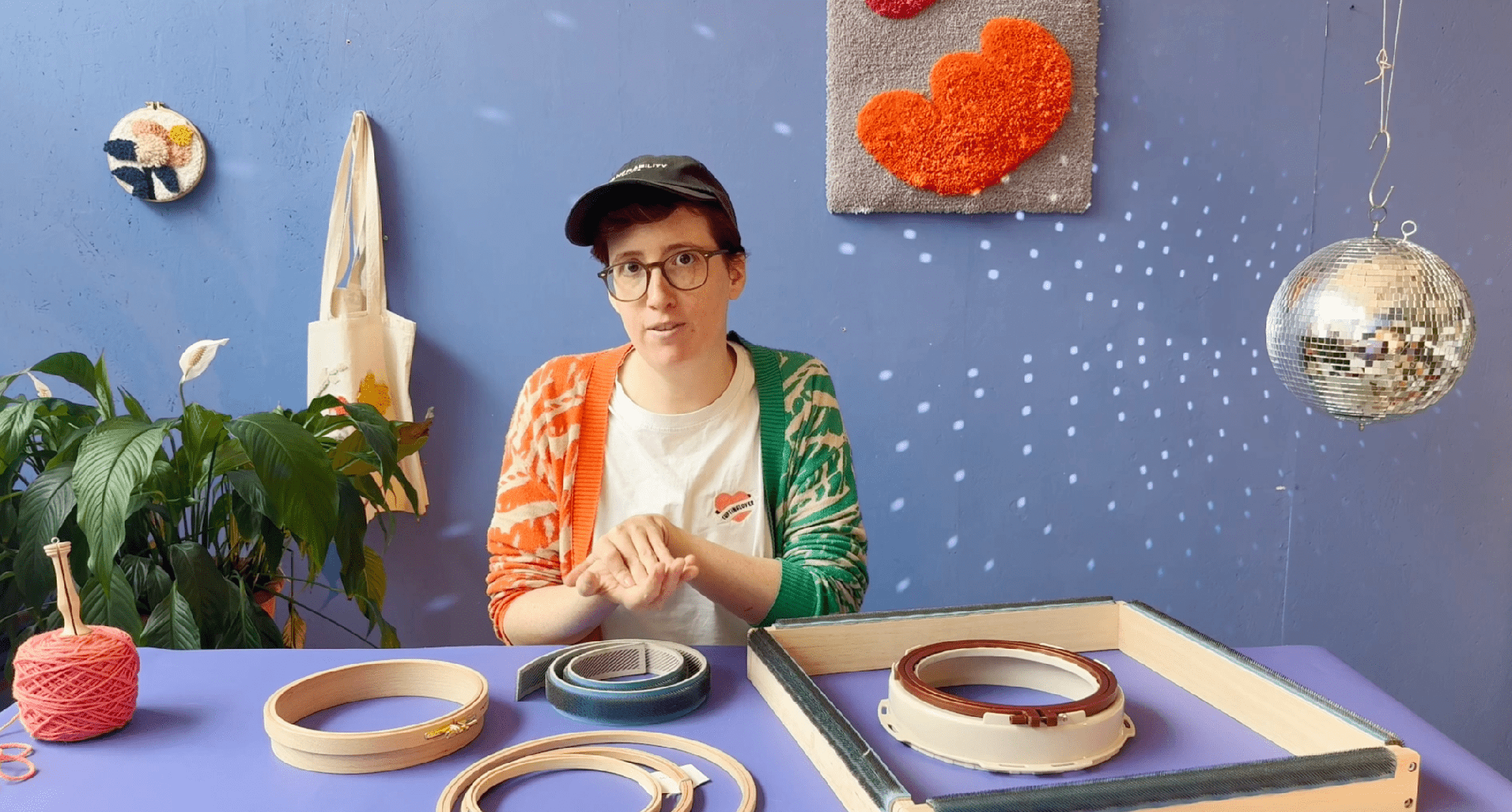 Online Punch-Needle-Workshop für Einsteiger*innen, Kursvorschau