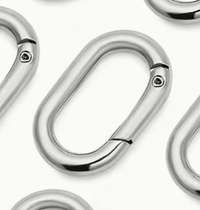 Craftinglove mittelgrosser ovaler Karabiner