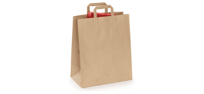 Schlichte Kraftpapiertüte für die Verpackung