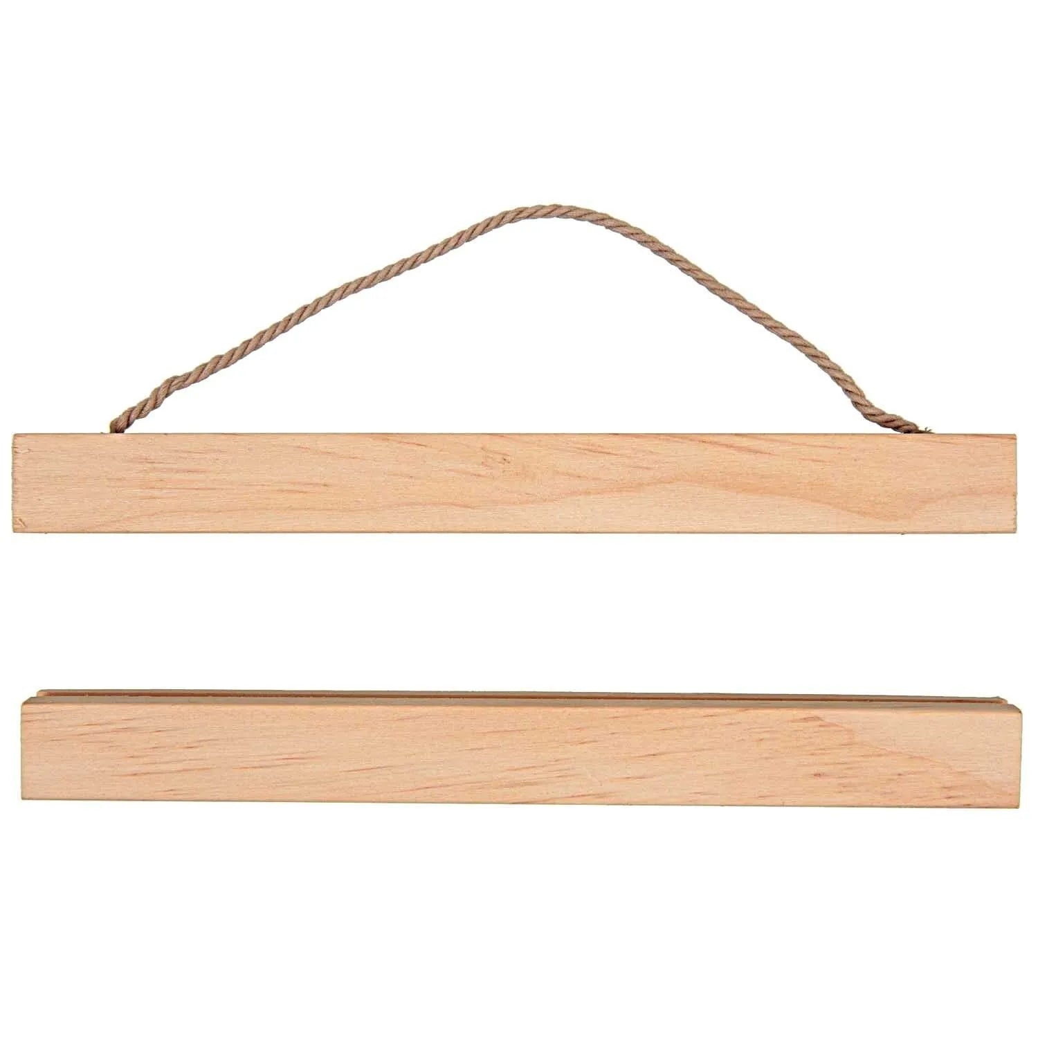 Wooden poster hanging rail by Rico Design