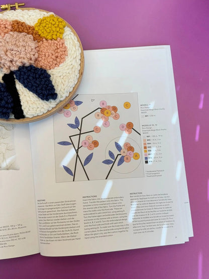 Rico Punch Needle book no. 1, open spread