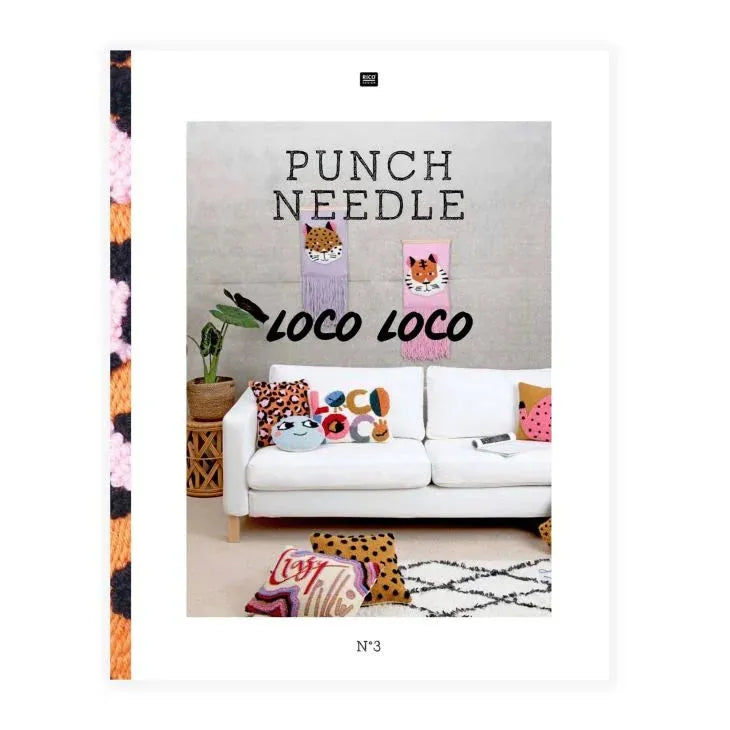 Punch-Needle-Buch Nr. 3 'Loco Loco' von Rico Design
