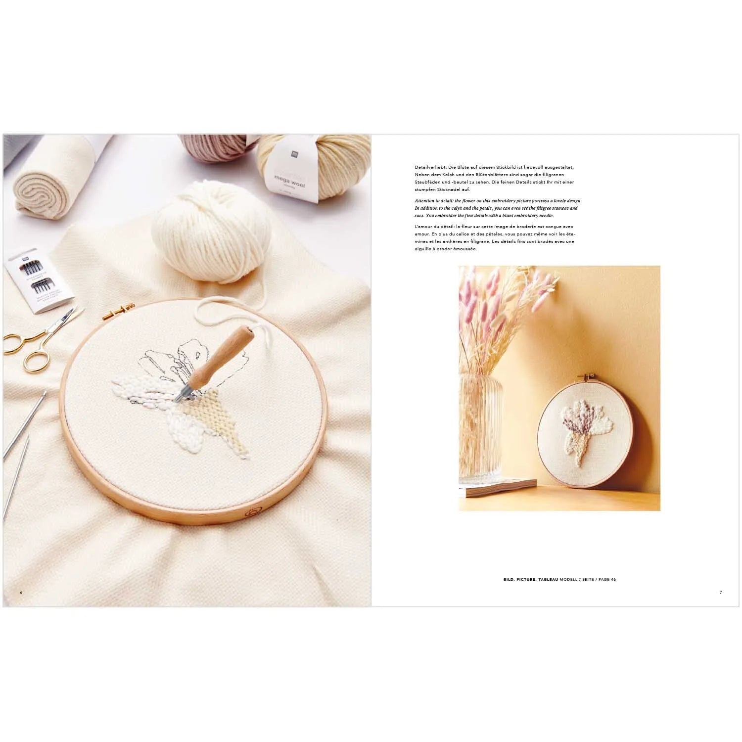 Rico Punch Needle book no. 4, page spread