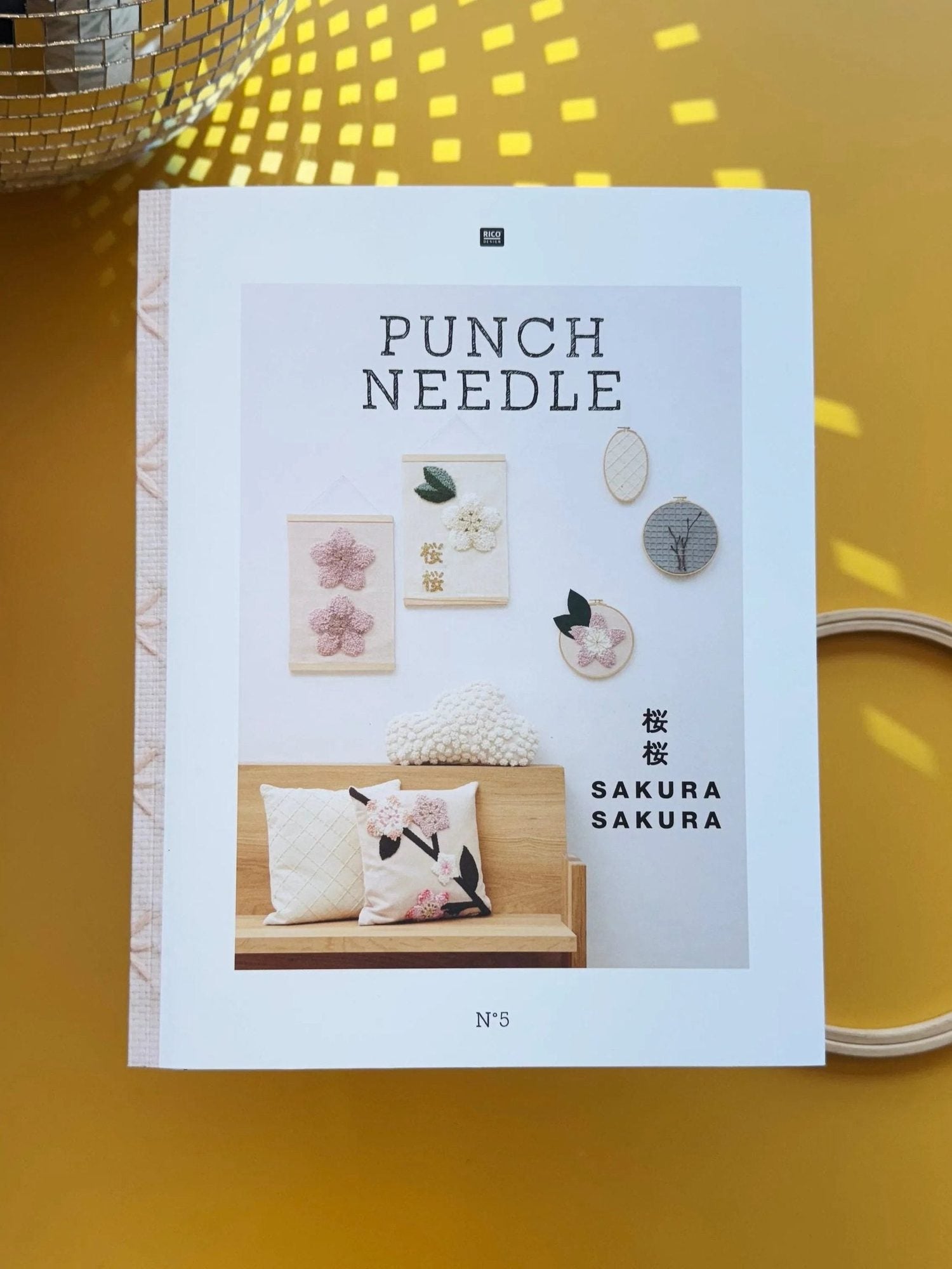 Rico Sakura Punch Needle book no. 5, page detail