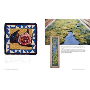 Punch Needle Rug Hooking - Intermediate and Advanced - Techniques, Projects and Inspirations - Amy Oxford with louise Kulp - Schiffer Publishing