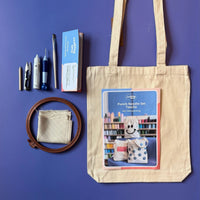 Craftinglove Punch-Needle-Set mit unbedruckter Tasche