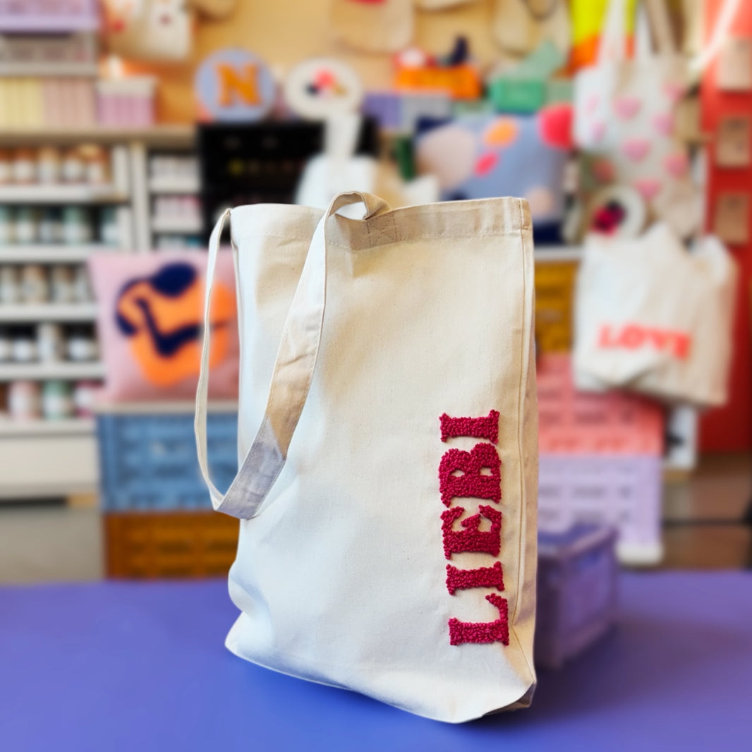 Craftinglove Liebi punch needle tote bag set