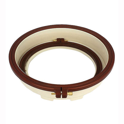 Nurge plastic punch needle hoop stand with 7 and 9 inch hoops