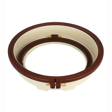 Nurge plastic punch needle hoop stand with 7 and 9 inch hoops