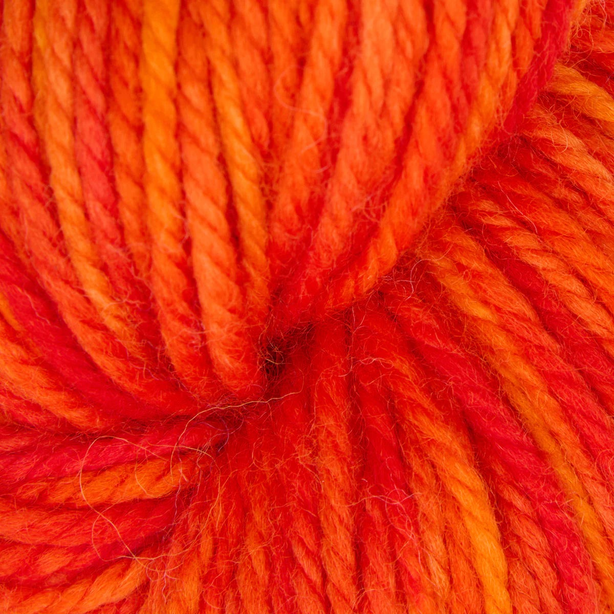 Variegated punch needle yarn, fine weight 110g skein