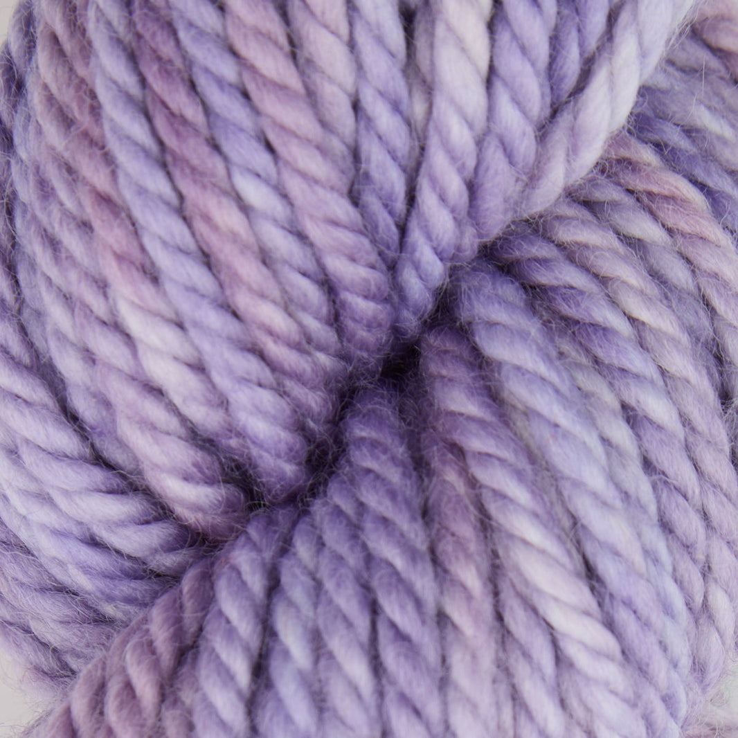 Variegated punch needle rug yarn skein in Amethyst, 110g