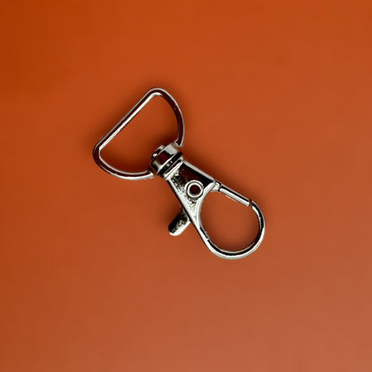 Drehbarer Karabiner in D-Form, 4cm