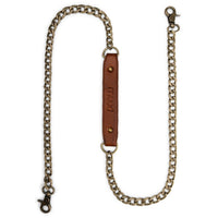 Shoulder strap -  Cala XL - rich brown - Leder und Metal - Muud
