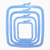 Nurge rechteckiger Square-Rahmen aus Kunststoff, blau