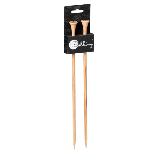 Beech wood knitting needles in several sizes