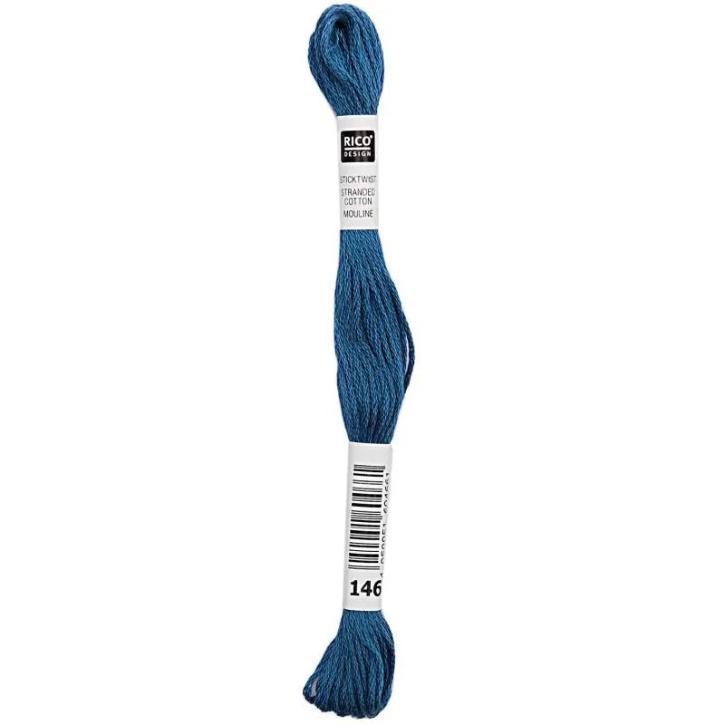 Stranded Cotton Mouliné - (8m) - Rico Design - 299 Colours