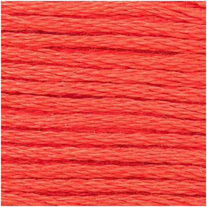 Rico stranded cotton floss skein in a vivid colour