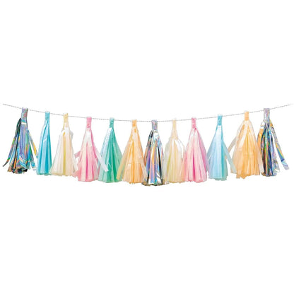 Quasten-Girlande in Pastell, 2m von Rico Design