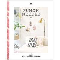 Rico Punch Needle book no. 6, Just Bees Fruits Flowers