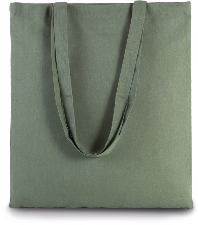 Kimood Stofftasche in staubigem Hellgrün, 38x42cm