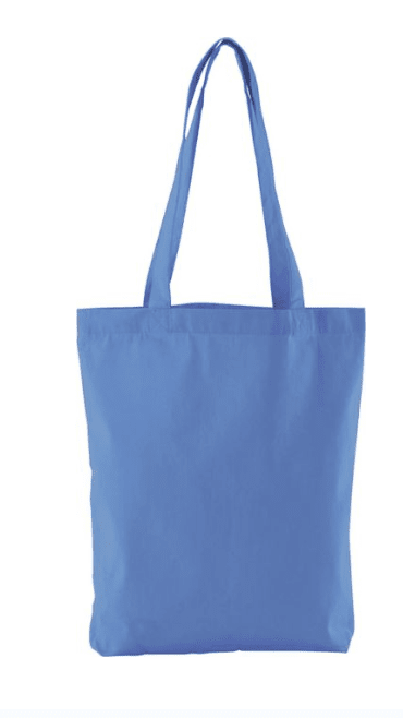 Organic cotton tote bag, fabric weight specification