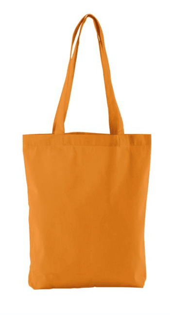 Organic cotton tote bag, colour and detail overview