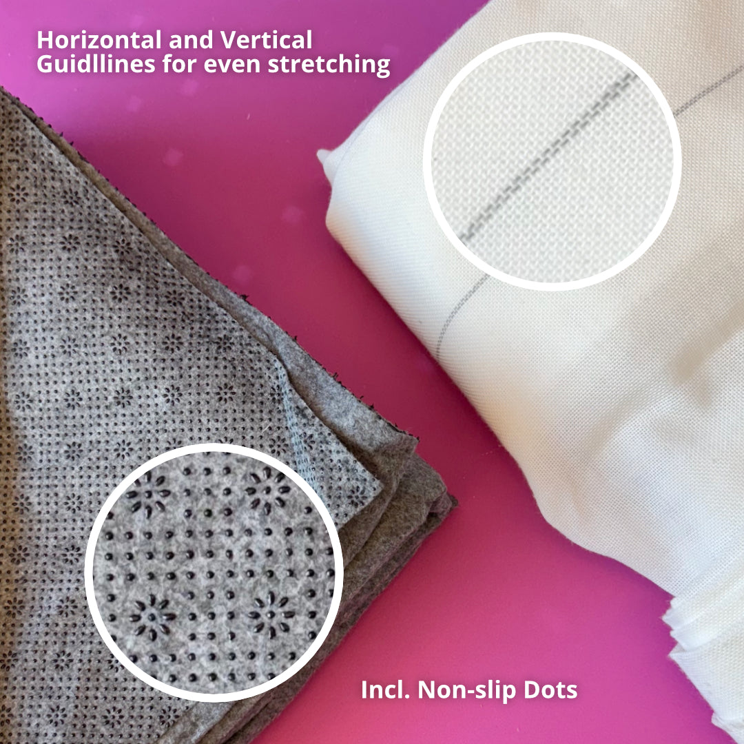 Premium tufting cloth, close-up of the weave