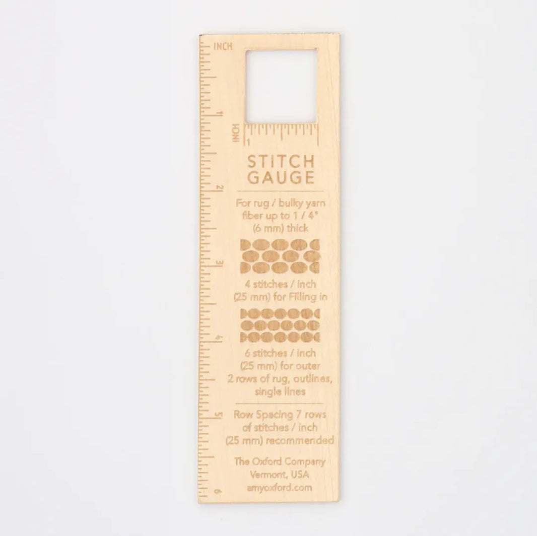 Holz-Stichlehre fürs Punch Needling von Oxford Company