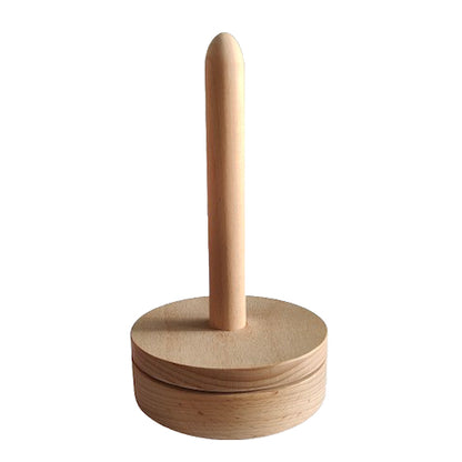 Nurge Wollhalter aus Holz, Detail