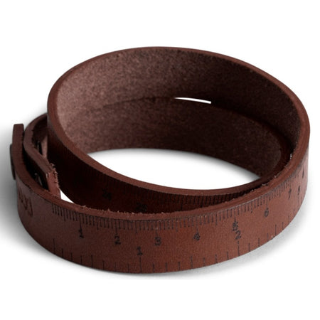 Handgelenk-Wickelmaßband - Leder - Fibi - rich brown - muud
