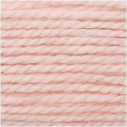 Creative Twist super chunky yarn in powder pink, 100g by Rico Design