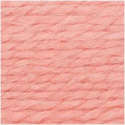 Rico Creative Twist super chunky yarn, 100g in salmon
